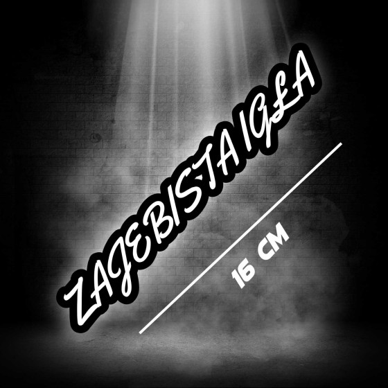 Naklejka - ZAJEBISTA IGŁA