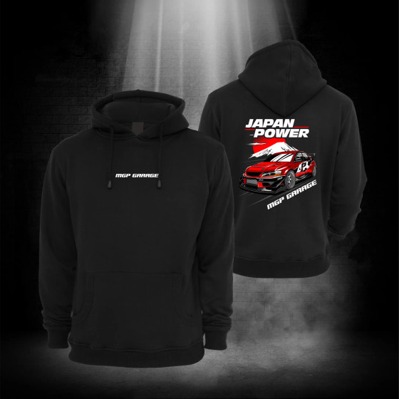 BLUZA Z GRAFIKĄ JAPAN POWER - MGP GARAGE