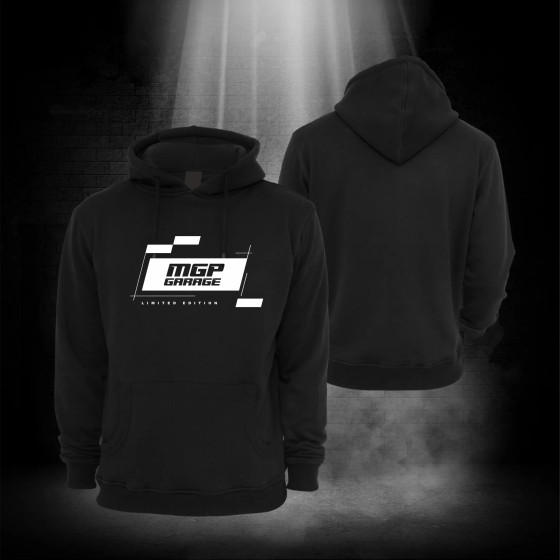 BLUZA Z LOGO LIMITED BIAŁE - MGP GARAGE