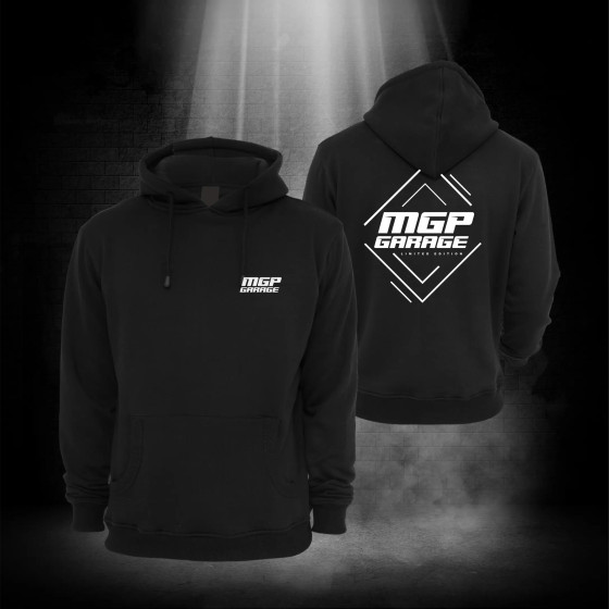 BLUZA Z LOGO LIMITED BIAŁE - MGP GARAGE