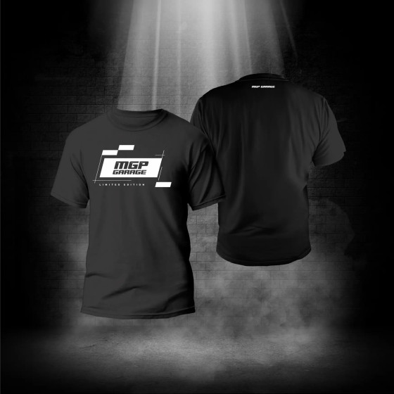KOSZULKA Z LOGO BIAŁE - MGP GARAGE